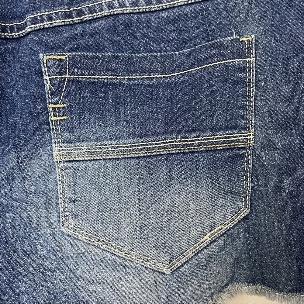 Forever 21 Indigo Denim Shorts Size 30 - Picture 7 of 8